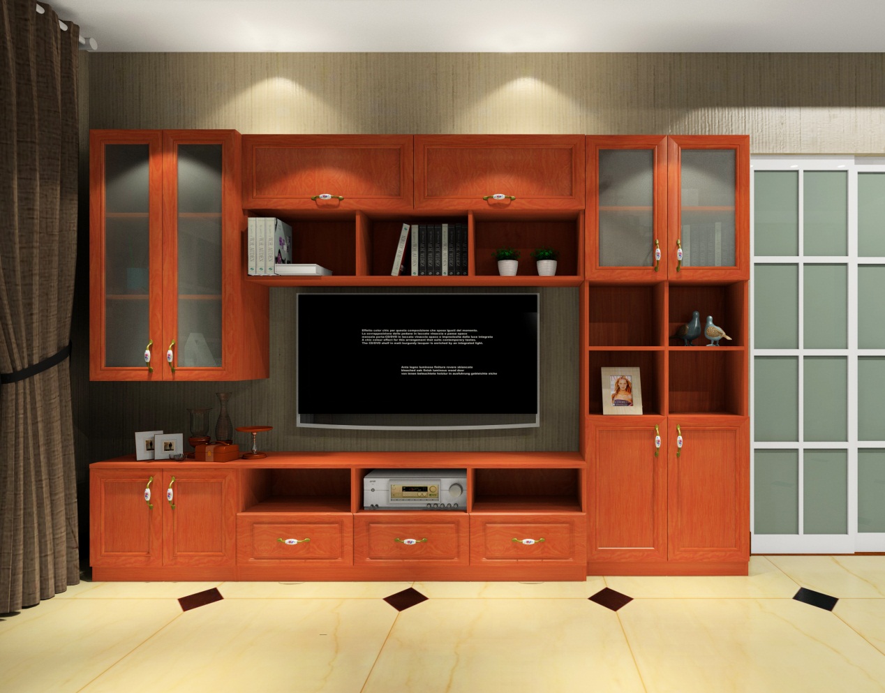适合小户型的客厅装饰，电视柜！